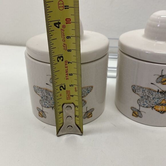 🔥salt and pepper cellar set  bee & butterfly spring New - Picture 4 of 4